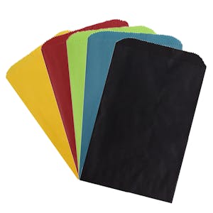 Flat Kraft Paper Merchandise Bags