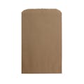 5" W x 7-1/2" L Flat Recyled Natural Kraft Paper Merchandise Bags - Case of 1000