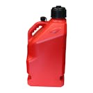 5 Gallon Red HDPE Utility Jug with Cap, Vent & PVC Hose
