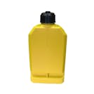 5 Gallon Yellow HDPE Utility Jug with Cap, Vent & PVC Hose