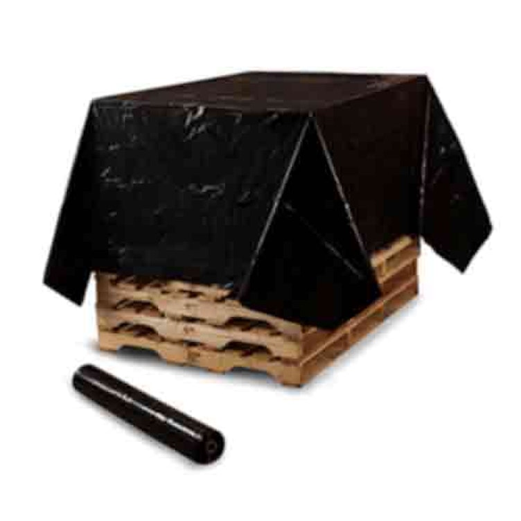 6' W x 100' L x 4 mil Thick Film-Gard® Black Polyethylene Sheeting