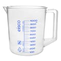1000mL Clear PMP Short Form Graduated Measuring Pitcher