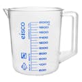 2000mL Clear PMP Short Form Graduated Measuring Pitcher