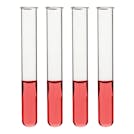 15mL Rimmed Clear Glass Test Tube - Case of 48