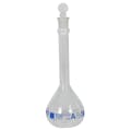 100mL Clear Glass Volumetric Flask with No. 13 Glass Stopper - Class A