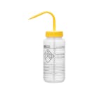 500mL (16.9 oz.) Isopropanol Wide Mouth Wash Bottle with Yellow Dispensing Nozzle