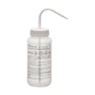 500mL (16.9 oz.) Ethanol Wide Mouth Wash Bottle with White Dispensing Nozzle