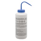 1000mL (33.8 oz.) Sodium Hypochlorite Wide Mouth Wash Bottle with Blue Dispensing Nozzle
