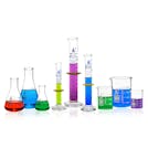 Lab Essentials Glassware Set with (3) Beakers, (3) Erlenmeyer Flasks & (3) Cylinders