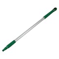 30" Sparta® Aluminum Handle with Green Polypropylene Tip & Cap