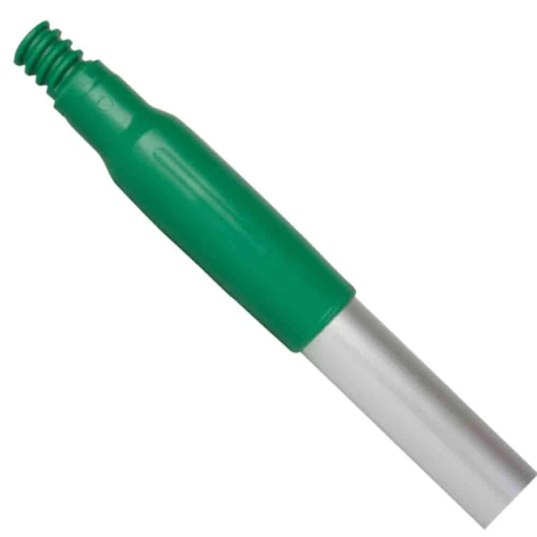 30" Sparta® Aluminum Handle with Green Polypropylene Tip & Cap