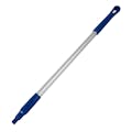 30" Sparta® Aluminum Handle with Blue Polypropylene Tip & Cap