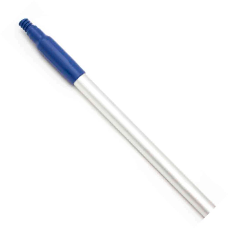 30" Sparta® Aluminum Handle with Blue Polypropylene Tip & Cap