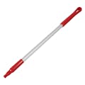 30" Sparta® Aluminum Handle with Red Polypropylene Tip & Cap