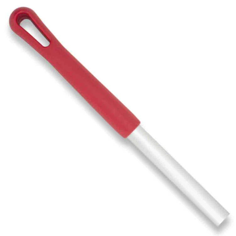 30" Sparta® Aluminum Handle with Red Polypropylene Tip & Cap