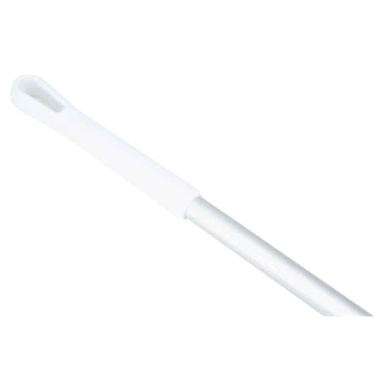 30" Sparta® Aluminum Handle with White Polypropylene Tip & Cap
