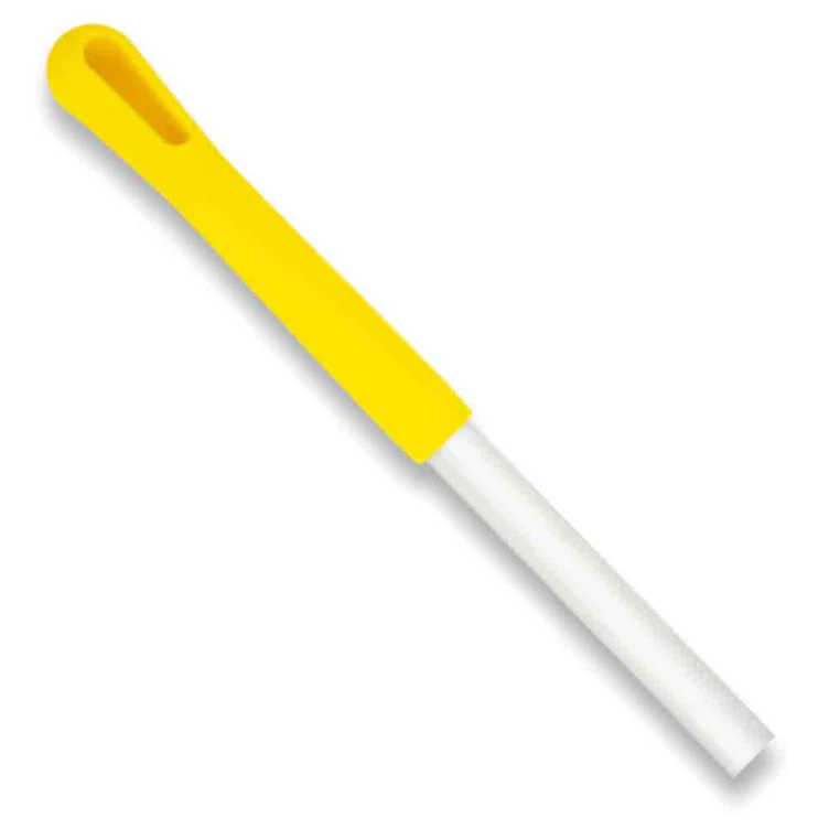 30" Sparta® Aluminum Handle with Yellow Polypropylene Tip & Cap