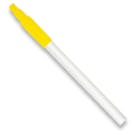 30" Sparta® Aluminum Handle with Yellow Polypropylene Tip & Cap
