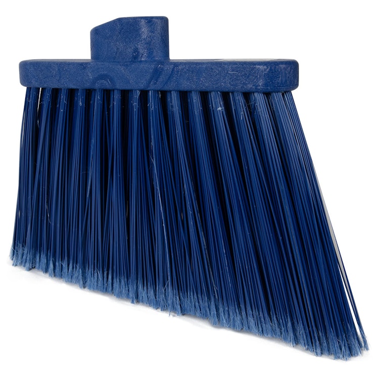 12" Blue Polypropylene Sparta® Angled Upright Broom Head with Flagged Bristles