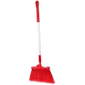 12" Red Polypropylene Sparta® Angled Upright Broom with Flagged Bristles & 30" Aluminum Handle