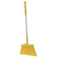 12" Yellow Polypropylene Sparta® Angled Upright Broom with Flagged Bristles & 30" Aluminum Handle