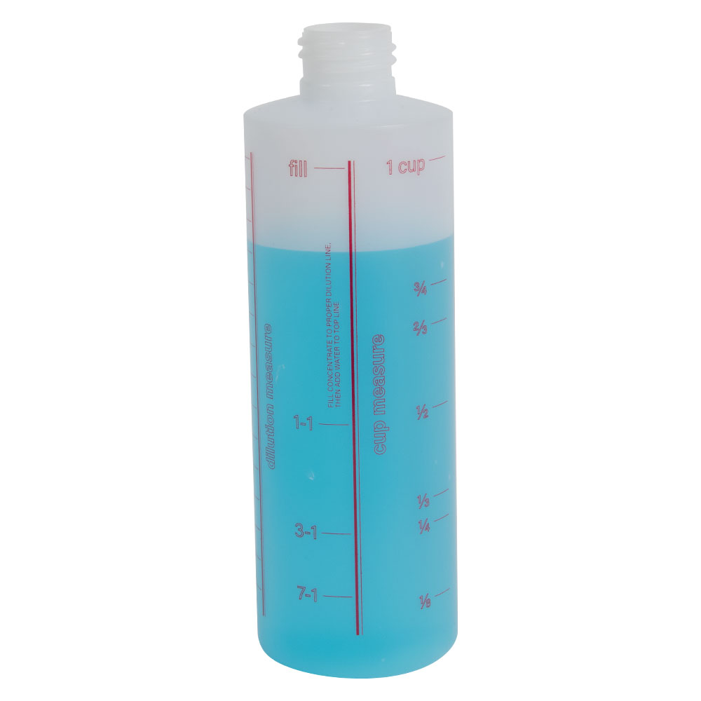 8 oz./250mL Nalgene™ Wide Mouth Economy HDPE Bottle with