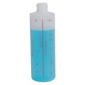 8 oz. Natural HDPE Cylindrical Measuring & Dilution Bottle with 24/410 Neck (Cap Sold Separately)