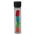0.64 oz. (19cc) 95mm Clear PET Spiral Tube with Black CRC Cap & Seal