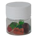 2 oz. (60cc) Clear PET Spiral Container with White CRC Cap & Seal
