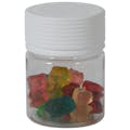 3 oz. (90cc) Clear PET Spiral Container with White CRC Cap & Seal