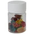 4 oz. (120cc) Clear PET Spiral Container with White CRC Cap & Seal