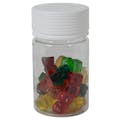 5 oz. (150cc) Clear PET Spiral Container with White CRC Cap & Seal