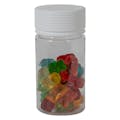 6 oz. (180cc) Clear PET Spiral Container with White CRC Cap & Seal