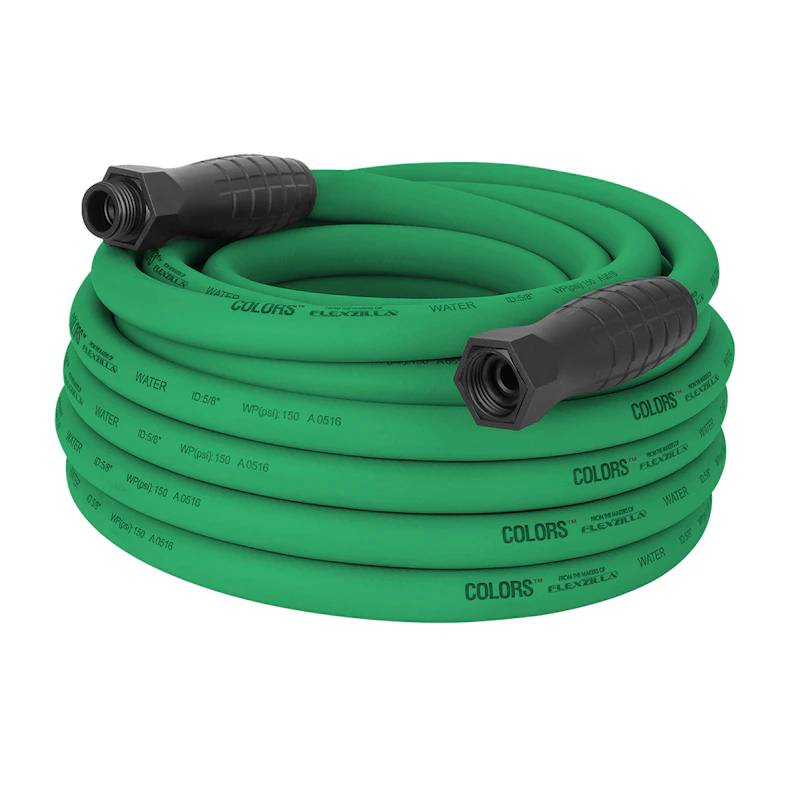 5/8" ID x 50' L Forest Green Flexzilla® Colors™ SwivelGrip® Garden Hose Assembly
