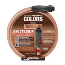 5/8" ID x 50' L Red Clay Flexzilla® Colors™ SwivelGrip® Garden Hose Assembly