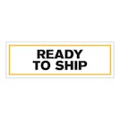 "Ready To Ship" Rectangular Labels