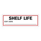 "Shelf Life" Rectangular Labels