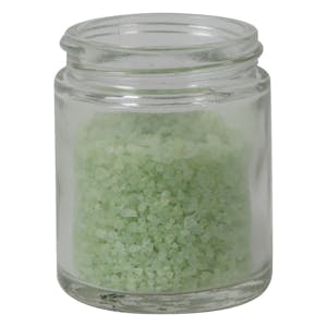 60mL Clear Glass Round Jar with 48/400 Neck (Caps Sold Separately)