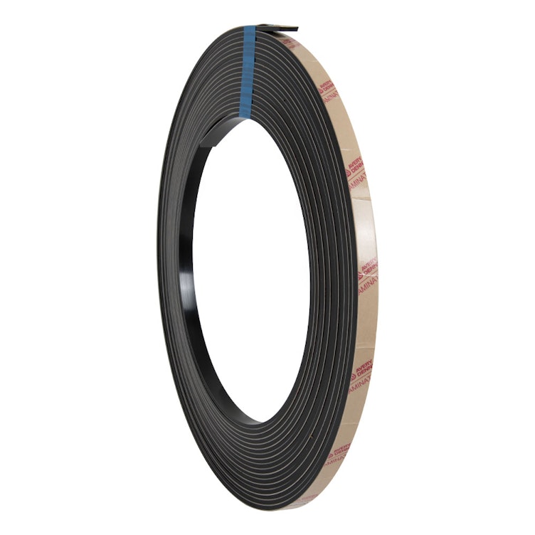 0.125" Thick x 0.5" W x 50' L DuraSurf™ STS Black UHMW Tape