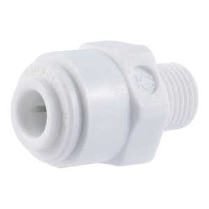 1/4" Tube OD x 1/8" NPTF Super Speedfit® White Acetal Male Adapter Tube Fitting