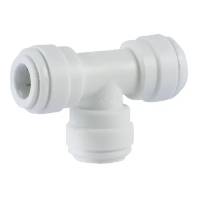 1/4" Tube OD Super Speedfit® White Acetal Union Tee Tube Fitting