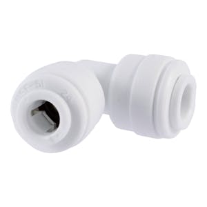 1/4" Tube OD Super Speedfit® White Acetal Union Elbow Tube Fitting