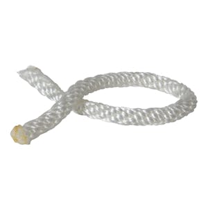 5/32" Solid Braid White Nylon Rope - 500'