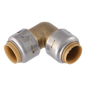 1/2" Push-to-Connect x 1/2" Push-to-Connect SharkBite® Max™ Brass 90° Union Elbow