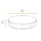 75mm Dia. x 13mm Hgt. Non-Sterile Clear Polypropylene Petri Dish - Package of 12