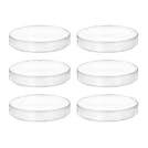 153mm Dia. x 20mm Hgt. Non-Sterile Clear Polypropylene Petri Dish - Package of 6
