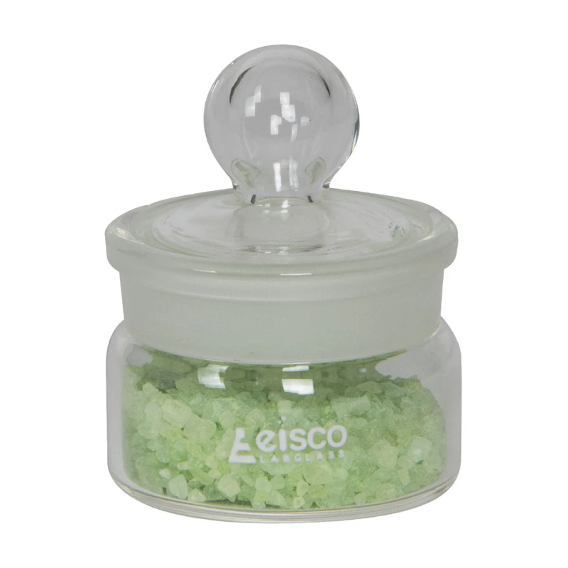 20mL Low Form Clear Glass Weighing Bottle with Stopper - 40mm Dia. x 30mm Hgt.