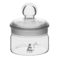 50mL Low Form Clear Glass Weighing Bottle with Stopper - 50mm Dia. x 50mm Hgt.