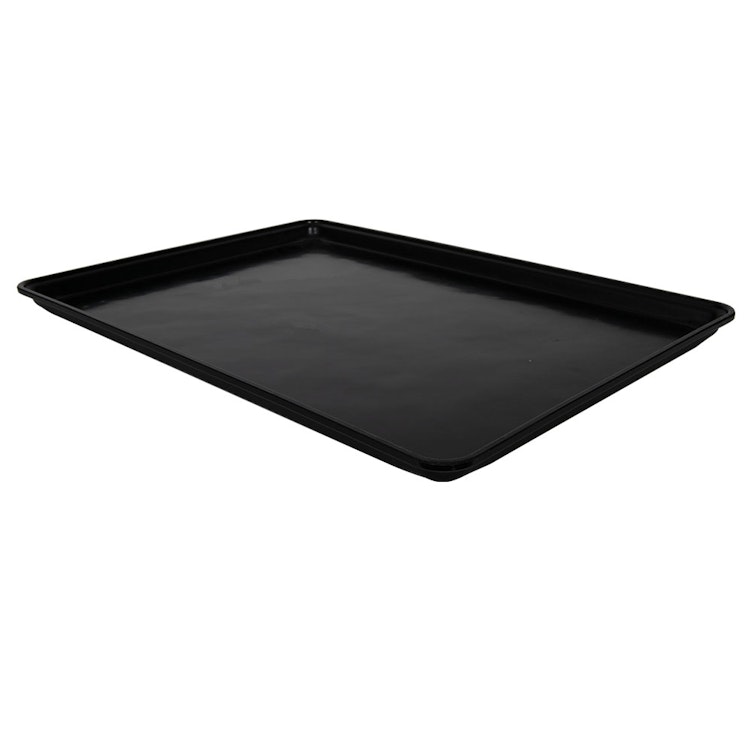 25-3/4" L x 17-7/8" W x 1-1/8" Hgt. Black Fiberglass ESD Assembly Tray