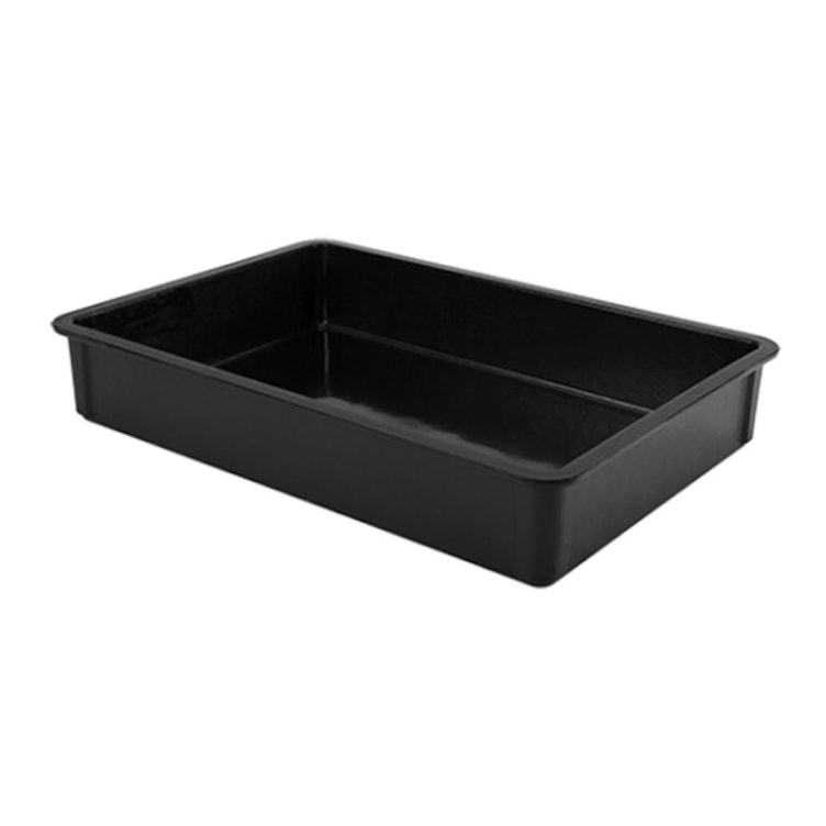 Black Fiberglass Lid for 23-3/8" L x 12" W ESD Stacking Box
